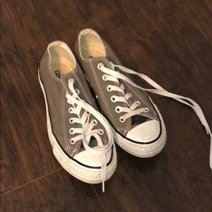 Gray Lowtop Converse